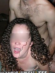 A collection of images showcasing a submissive wifes erotic adventures