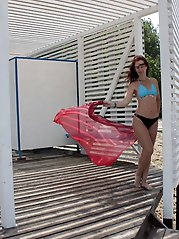 Filthy older women are posing nude outdoors