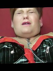 Sensual mature ladies are spreading pussy lips