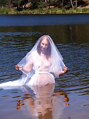 Lory with two fingers in her vagina