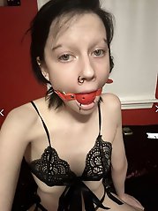 Lady is baring it all on pictures