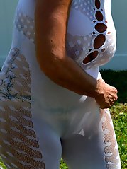 Outdoor playtime with sex toys