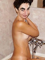 In Bathroom in color for Hair