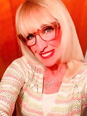 Exposed mature vaginas