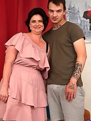 Love knows no age with busty 47yo mature Alenia